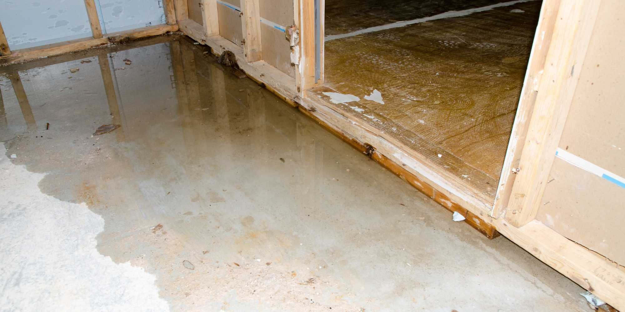 Removing flood water from your home