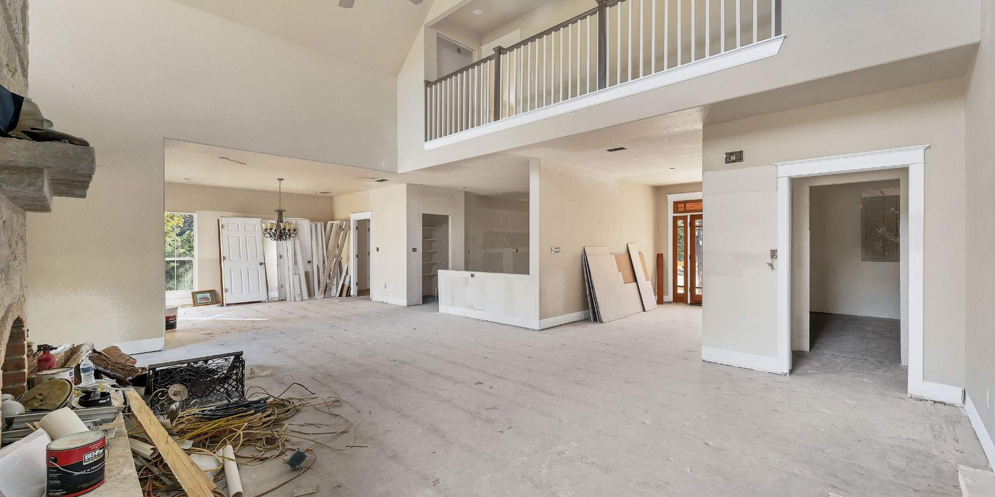 Living area home remodel by Hill Haven Homes in San Antonio
