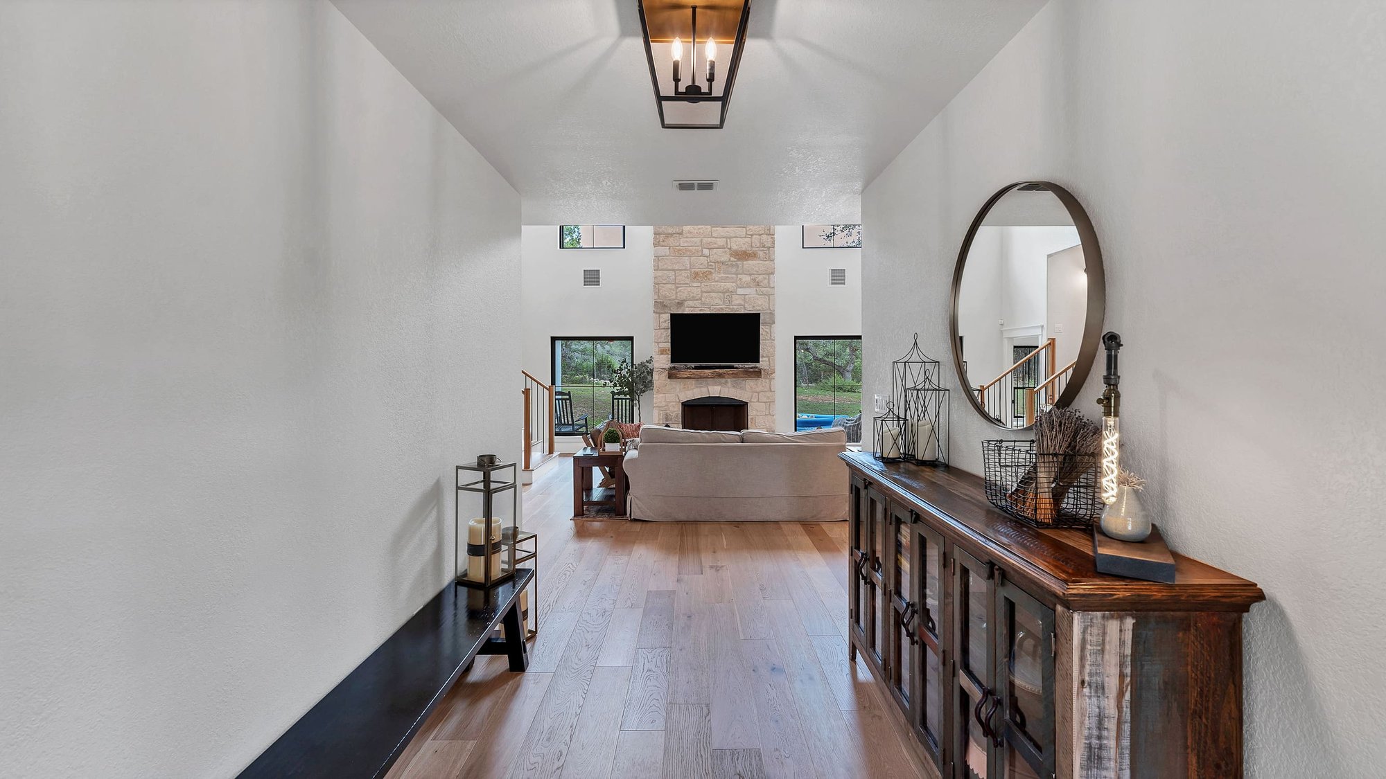 Modern Wood Kitchen Lower Cabinets with Drawer Storage in Kitchen Remodel