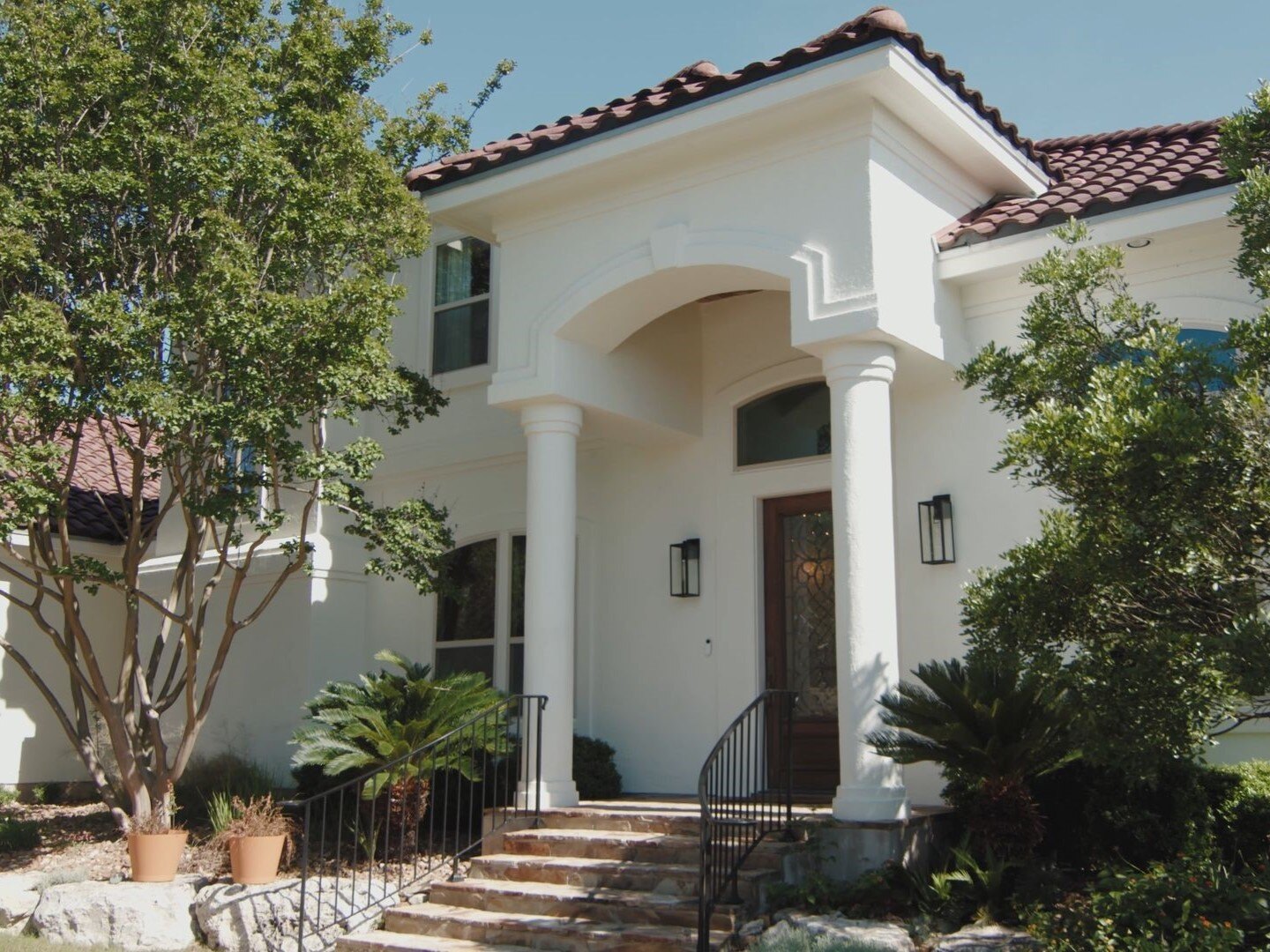 Exterior of Spanish Style Home in San Antonio